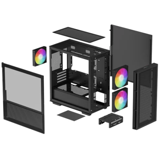 HÁZ DeepCool Micro - CH360 - Fekete - R-CH360-BKAPE3-G-1 - 8