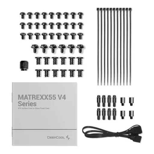 HÁZ DeepCool Midi - MATREXX55 MESH V4 C - Fekete - R-MATREXX55-BCAGA4-G-4 - 5