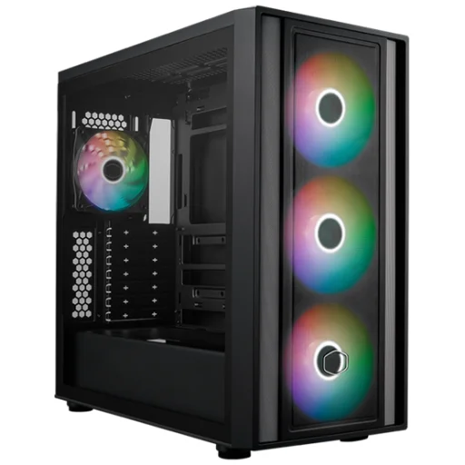 HÁZ Cooler Master Midi - CD600 + ST4 fans + MWE Gold V2 750W - CD600-KHNN75-S00 - 1