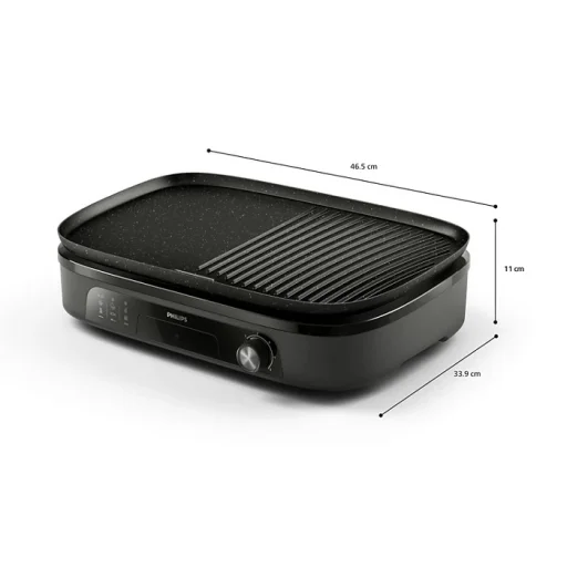 PHILIPS Series 3000 HD6210/90 asztali grill - 2