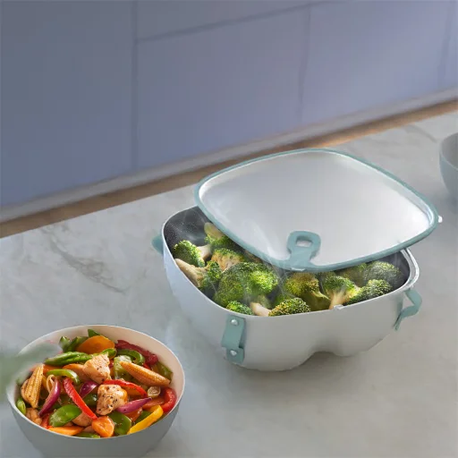 PHILIPS Airfryer XXL HD9960/00 2-az-1-ben pároló és wok kiegészítő - 4