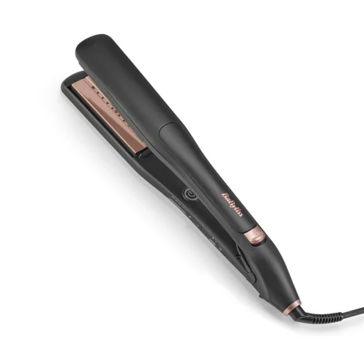 BaByliss ST596E Steam Lux Styler titánium-kerámialapos gőzölős hajvasaló, fekete-rose gold - 2