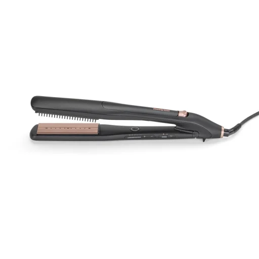 BaByliss ST596E Steam Lux Styler titánium-kerámialapos gőzölős hajvasaló, fekete-rose gold - 1