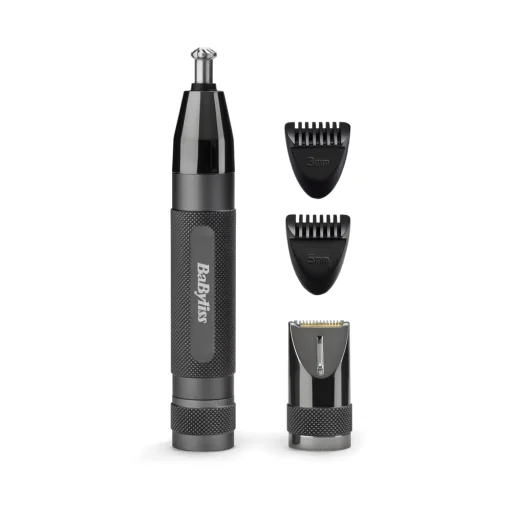BaByliss E111E Super X-Metal Series Orr- és fülszőrzetnyíró szemöldök trimmerrel, fekete - 1
