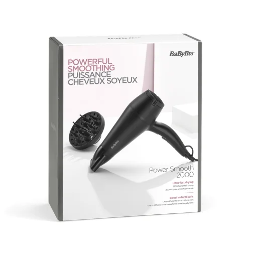 BaByliss D215DE hajszárító 2200W, fekete - 4