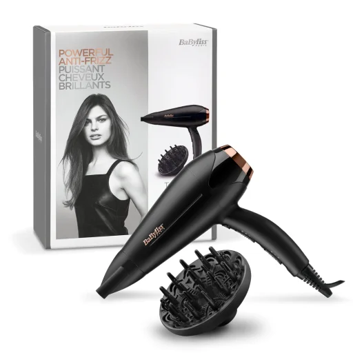 BaByliss D570DE Turbo Shine hajszárító 2200W, fekete-rose gold - 3
