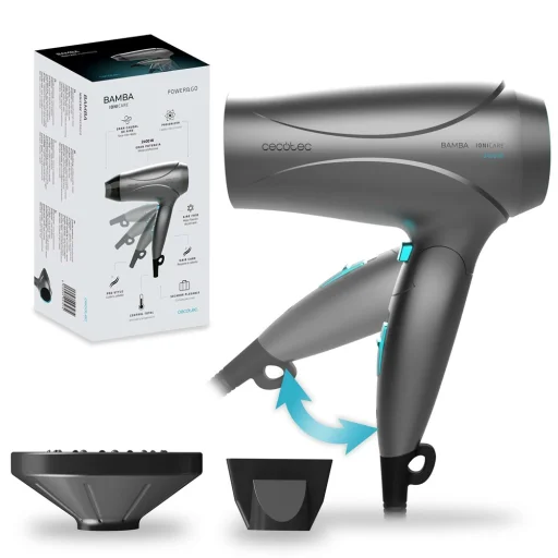 CECOTEC Bamba Ionicare Power&Go Black - ionos hajszárító / 04327 - 1
