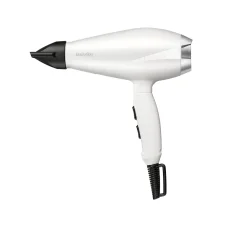 BaByliss 6704WE Power Pro hajszárító, AC motor, 2000W, fehér-ezüst