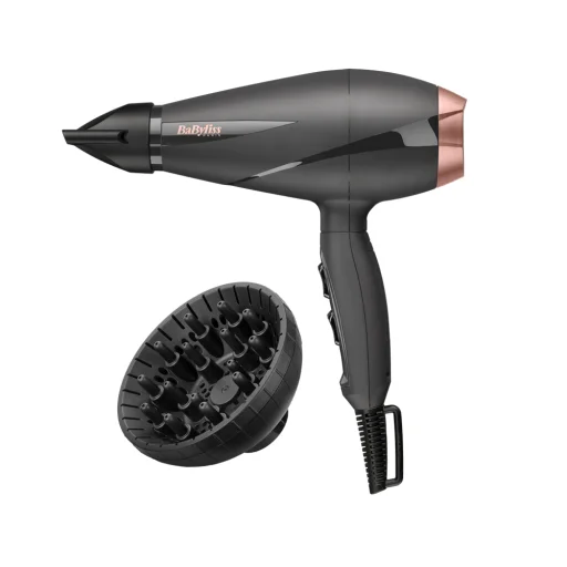 BaByliss 6709DE Smooth Pro Ionos hajszárító 2100W, szürke-rose gold - 2
