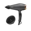 BaByliss 6719DE Air Pro Ionos hajszárító, AC motor, 2200W, fekete-sötétarany thumbnail