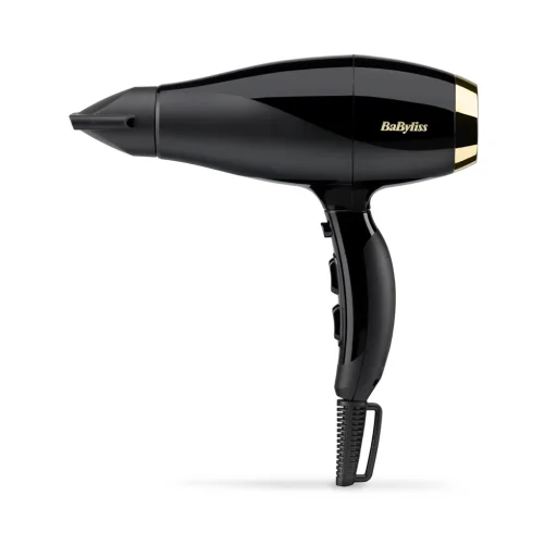 BaByliss 6714E Super Pro hajszárító, AC motor, 2300W, fekete-arany - 1