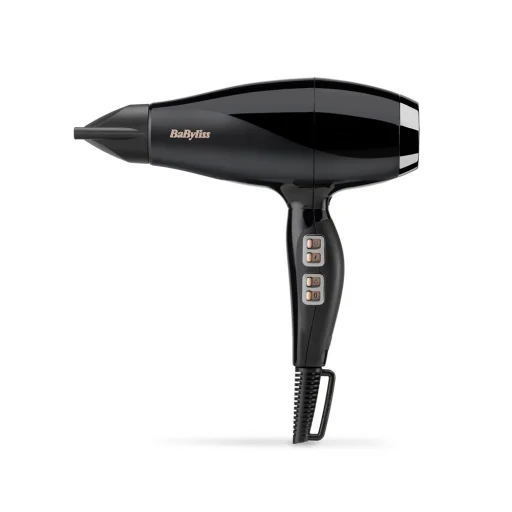 Babyliss 6716DE Air Power Pro Ionos hajszárító, AC motor, 2300W, fekete-sötétezüst - 1