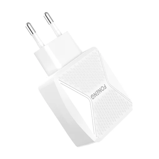 Foneng EU50 GaN, 35W 2x USB-C Type-C Lightning-ra töltő (fehér) - 3
