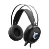 HDS White Shark MARGAY GH-1947 gamer headset mikrofonnal - Fekete thumbnail
