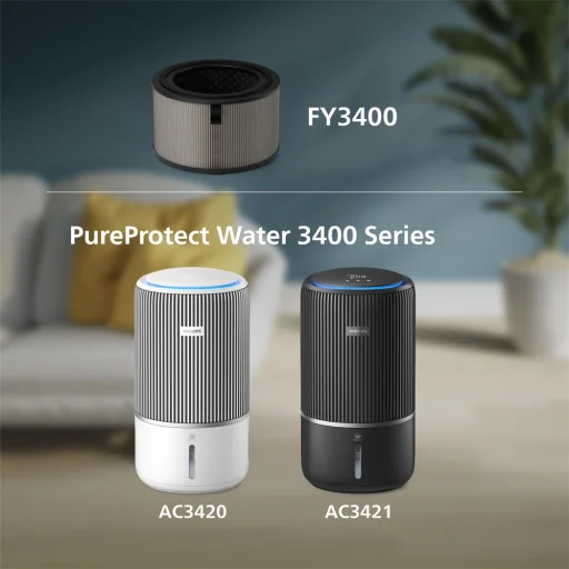  PHILIPS FY3400/30 NanoProtect 2 az 1-ben Hepa és aktív szénszűrő - 3