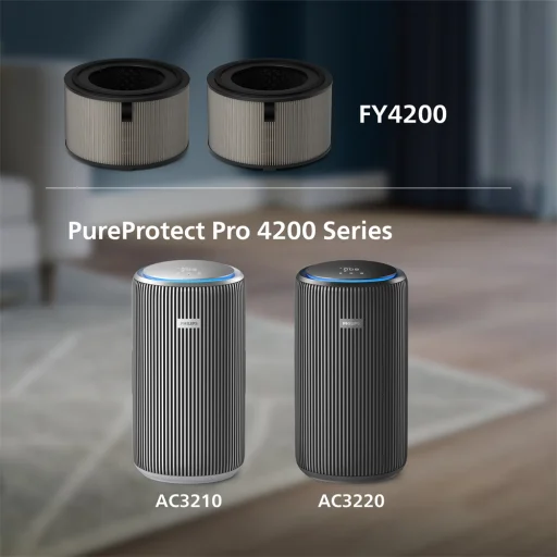 PHILIPS NanoProtect 4200 FY4200/30 2 az 1-ben Hepa és aktív szénszűrő - 3
