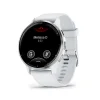 GARMIN Venu 3 sandstone, silver frame, silicone band thumbnail