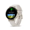 GARMIN Venu 3S ivory, cream gold, silicone band thumbnail