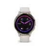 GARMIN Venu 3S ivory, cream gold, silicone band thumbnail