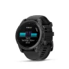 GARMIN fenix E, Slate grey Steel w/Black Silicone Band, 47 mm thumbnail