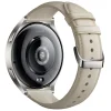 Xiaomi Watch 2 Titan Gray Case With White Leather Strap / BHR9306GL - 6