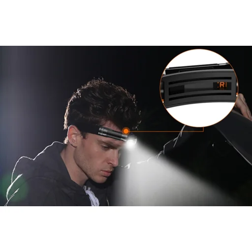 Fejlámpa Superfire TH04-S, 1000lm, USB-C - 4