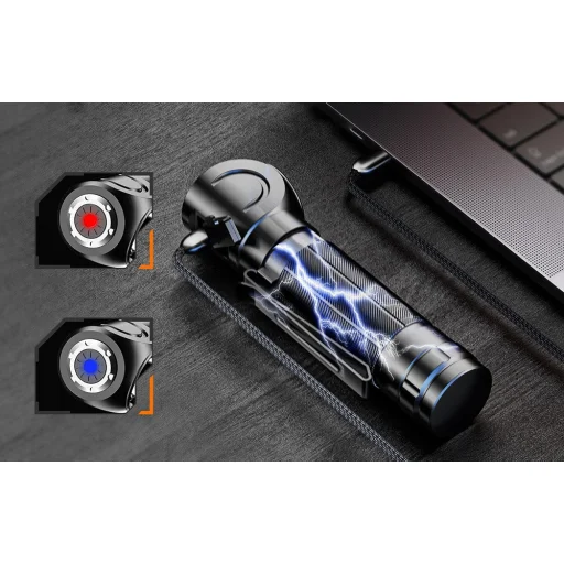 Fejlámpa Superfire TH04-S, 1000lm, USB-C - 5