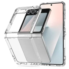  Galaxy Z Flip 6 / 7 Áttetsző Tech-protect Flexair Hybrid tok