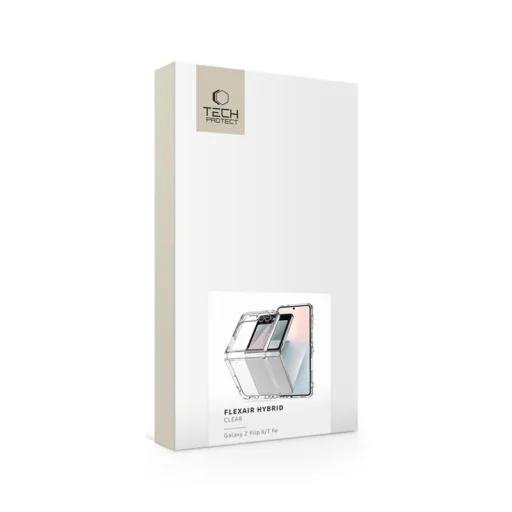  Galaxy Z Flip 6 / 7 Áttetsző Tech-protect Flexair Hybrid tok - 5