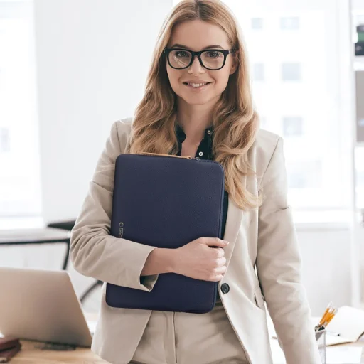 Tech-protect Fleece Laptop 13-14 Tengerészkék - 11