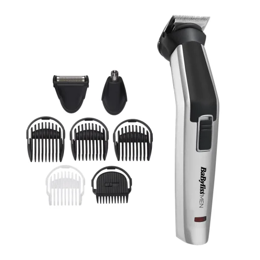 BaByliss MT726E 8az1-ben, arc- és testszőrtelenítő készlet, metálezüst - 2