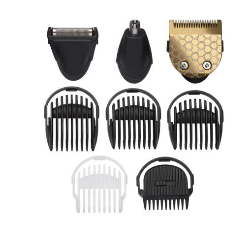 BaByliss MT726E 8az1-ben, arc- és testszőrtelenítő készlet, metálezüst - 3