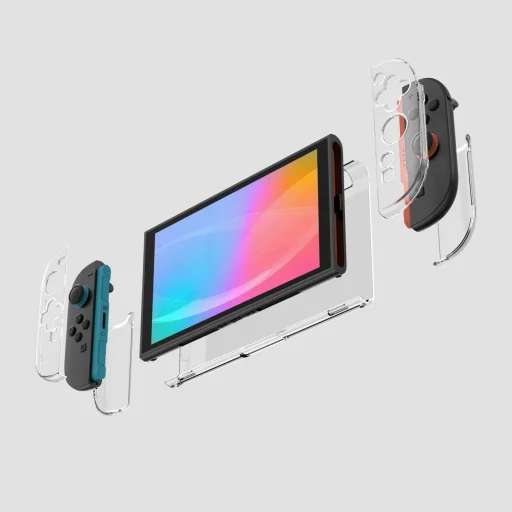 AmazingThing PlayShield Bare tok Nintendo Switch 2-höz - Átlátszó - 2