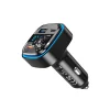 Bluetooth FM Transmitter és Autós Töltő Blue Power BPBCC08, 2 x USB-A - 1 x USB C - 1 x microSD, fekete - 3