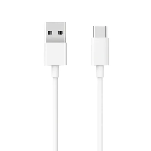 USB-A to USB-C Kábel Xiaomi Mi, 18W, 2A, 1m, Fehér BHR4422GL - 1