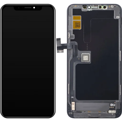 Apple iPhone 11 Pro Max LCD kijelző modul, In-Cell IC verzió, fekete - 1