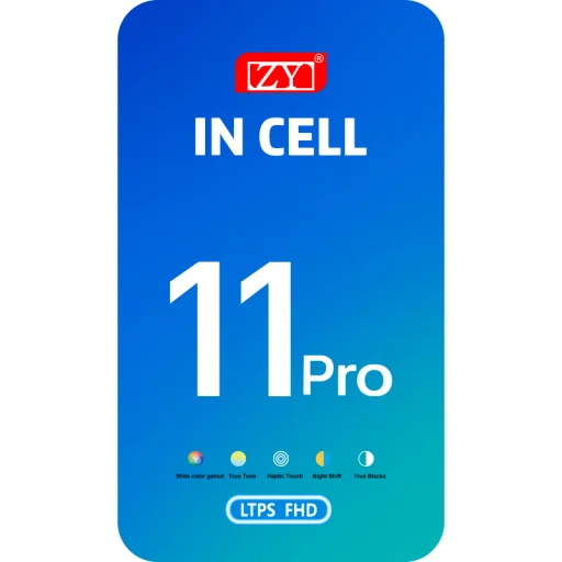 LCD kijelző modul ZY Apple iPhone 11 Pro készülékhez, In-Cell IC verzió, fekete - 4
