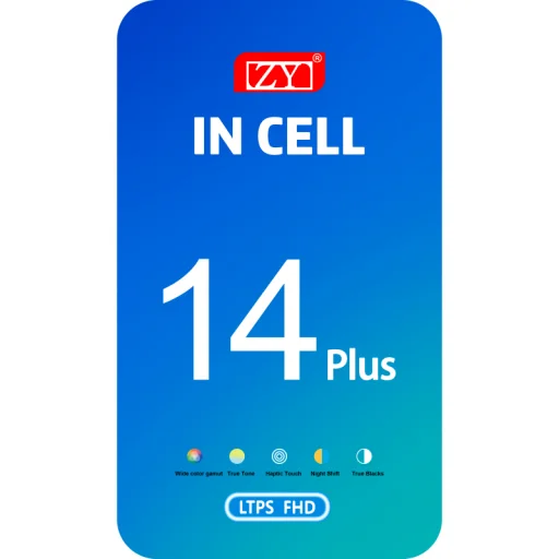 LCD kijelző modul ZY Apple iPhone 14 Plus-hoz, In-Cell IC verzió, Fekete - 4