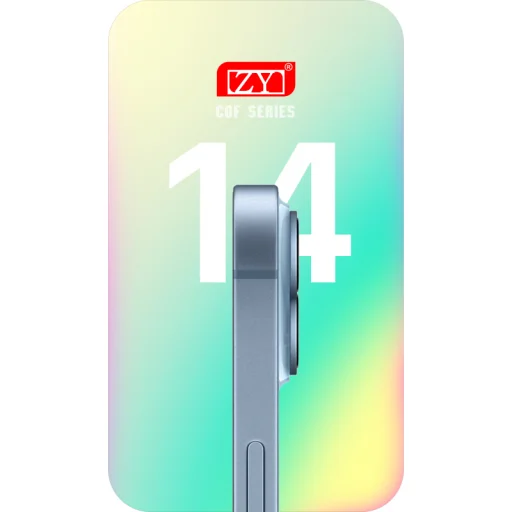 LCD Kijelző Modul ZY Apple iPhone 14 In-Cell IC Verzió Fekete - 4