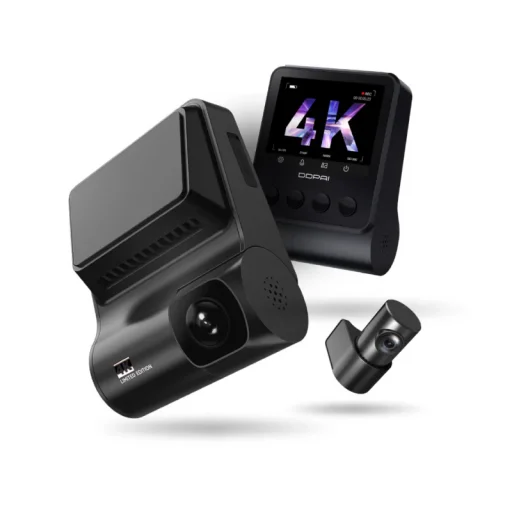 DDPAI Z50 Dash + Hátsó Kamera, 4K, Wi-Fi, GPS, 2.3 hüvelykes LCD, Fekete - 3