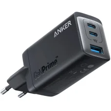 Fali töltő Anker 735 GaNPrime III, 65W, 3A, 1 x USB-A - 2 x USB-C, Fekete A2668311