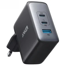 Anker 736 Nano II fali töltő 100W, 3A, 1 x USB-A - 2 x USB-C, Fekete A2145G11