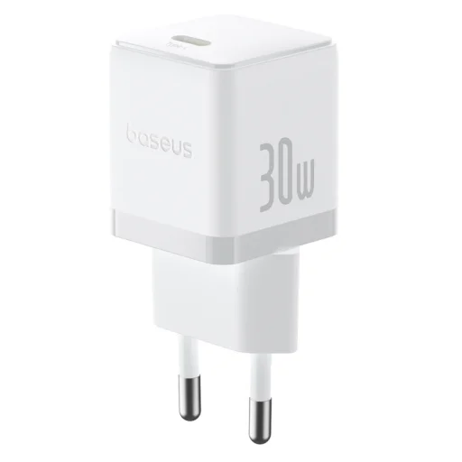 Fali töltő Baseus Palm, 30W, 3A, 1 x USB-C, Fehér P10111605213-00 - 1