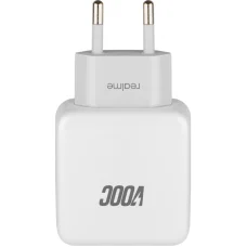 Realme fali töltő, 20W, 4A, 1 x USB-A, Fehér VC54JCEH