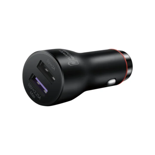 Autós Töltő Huawei CP36, 22.5W, 2.25A, 2 x USB-A, USB-C Kábellel, Sötétszürke 55034029 - 1