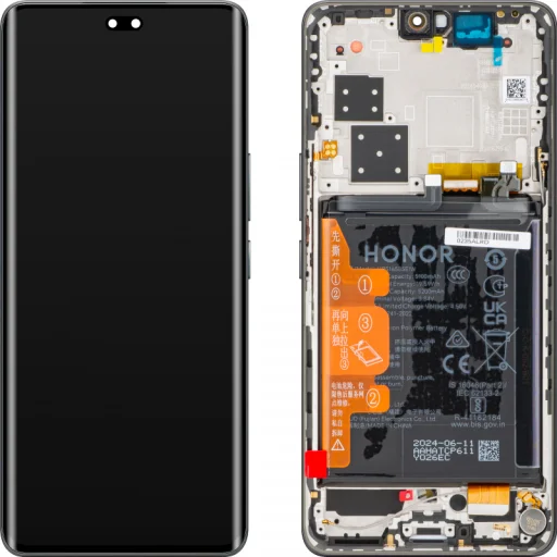Honor 200 Pro LCD kijelző modul akkumulátorral, fekete - 1