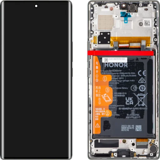 LCD kijelző modul Honor 70, akkumulátorral, Midnight Black - 1