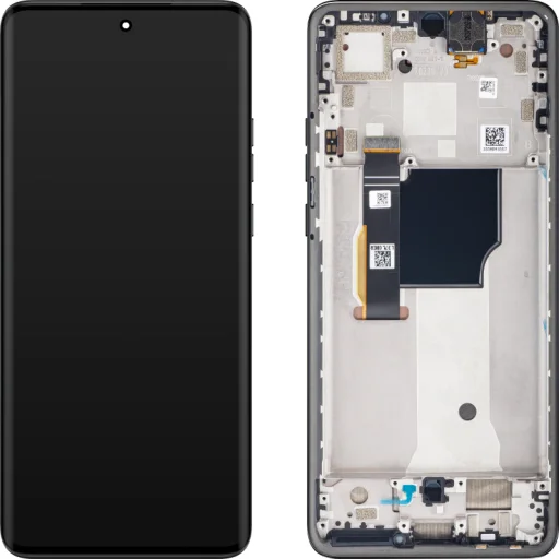 Motorola Edge 40 Neo LCD kijelző modul, L3 verzió, fekete - 1