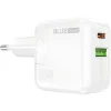 Fali Töltő Blue Power BC111A, 30W, 3A, 1 x USB-A - 1 x USB-C, Fehér thumbnail