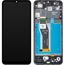 Motorola Moto E13 LCD kijelző modul, fekete